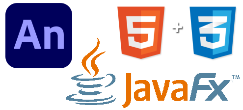 D3.JS, HTML5 + CSS3 , Oracle JavaFX 26